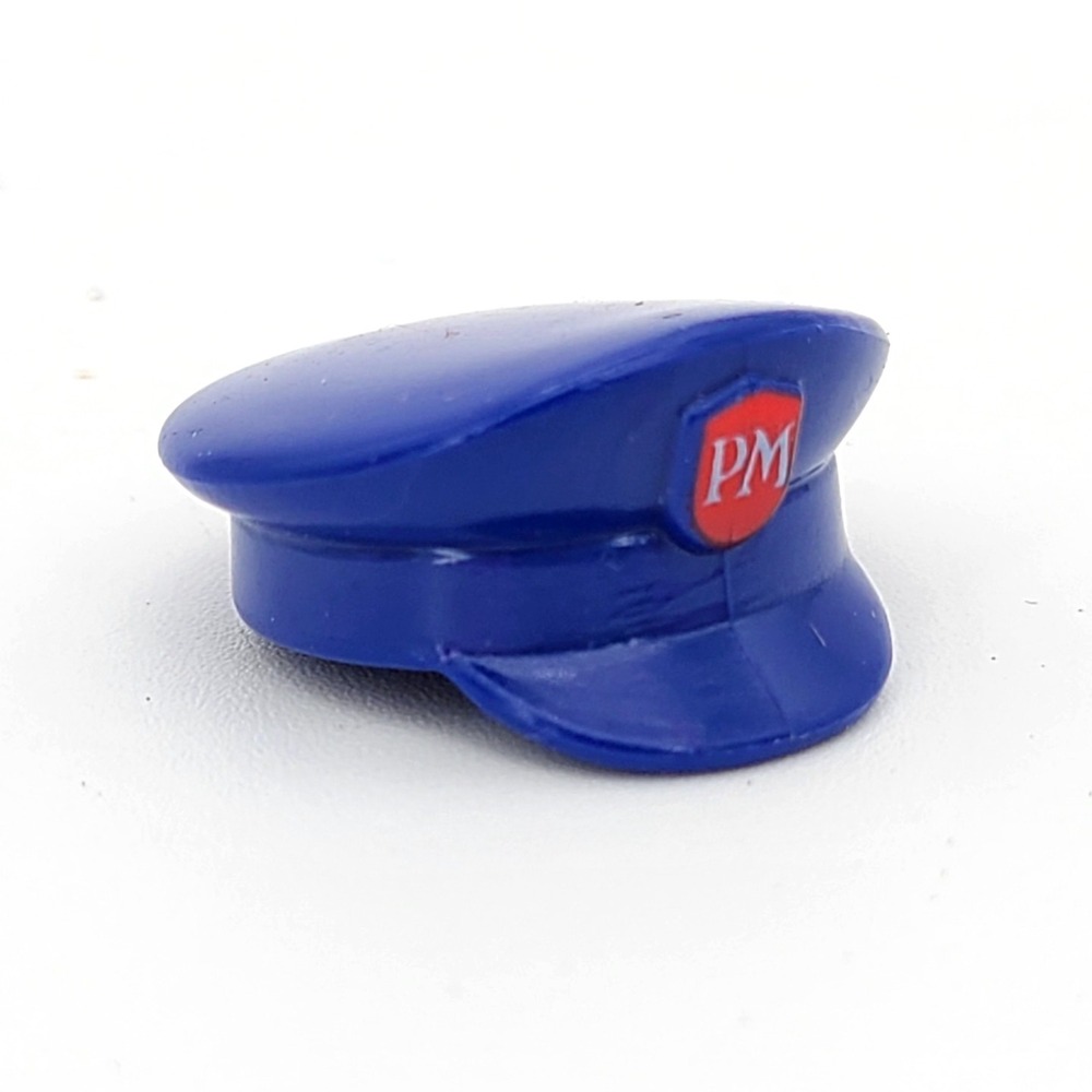 Playmobil Replacement Part: Blue Hat with Red PM logo emblem